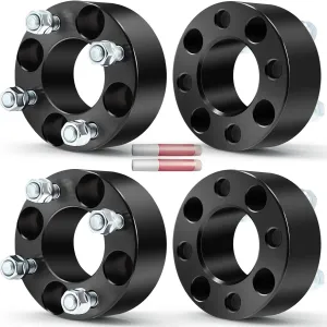 OCPTY 4PCS 2" Wheel Spacers 4x4 Adapters 1/2" Studs 66mm Hub Bore fit for 14,19-22 for ClubCar for Cafe Express/14,19-22 for ClubCar for Carryall 300 Turf/14,19-22 for ClubCar for Carryall 500 Tur
