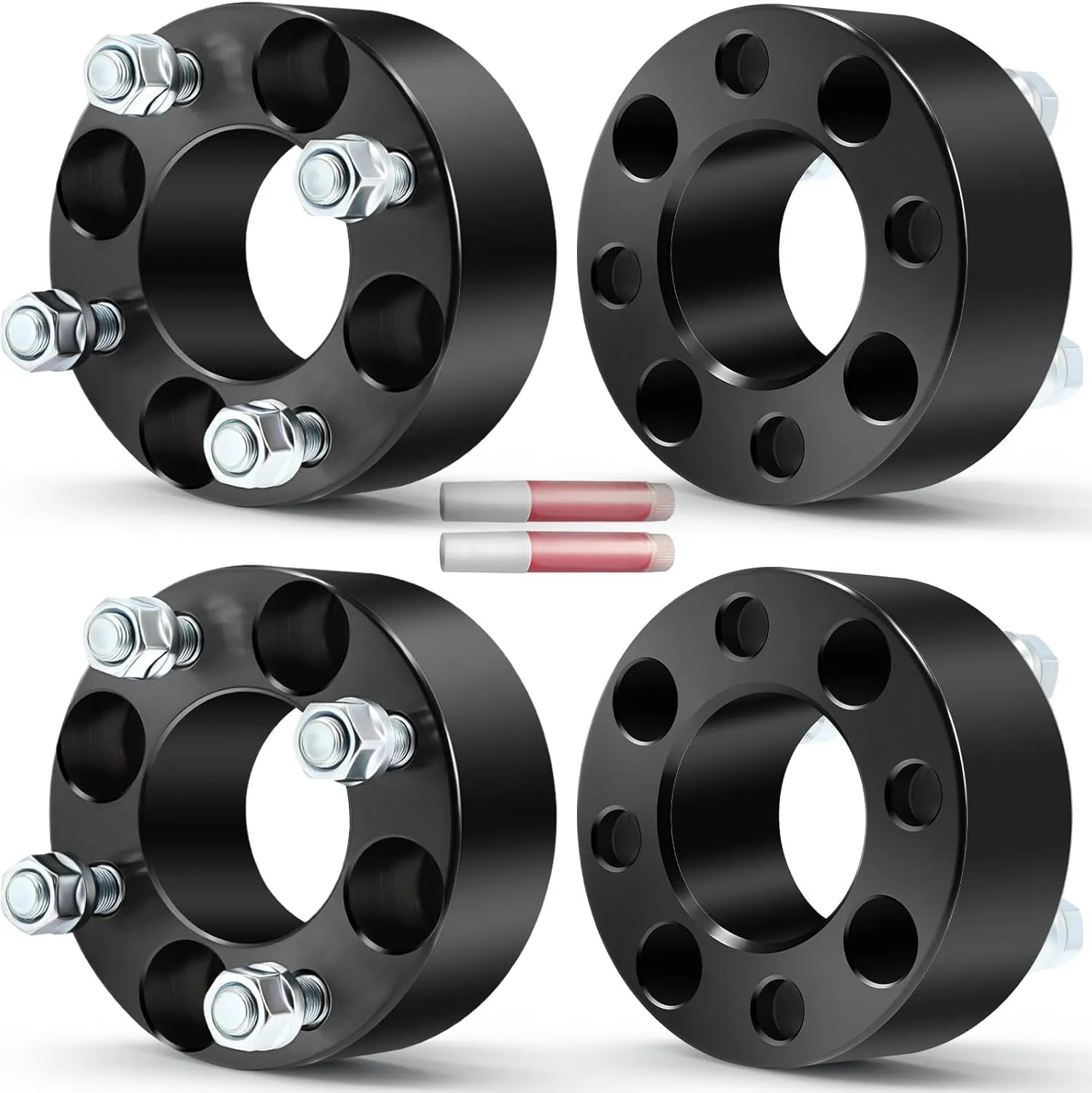 OCPTY 4PCS 2" Wheel Spacers 4x4 Adapters 1/2" Studs 66mm Hub Bore fit for 14,19-22 for ClubCar for Cafe Express/14,19-22 for ClubCar for Carryall 300 Turf/14,19-22 for ClubCar for Carryall 500 Tur