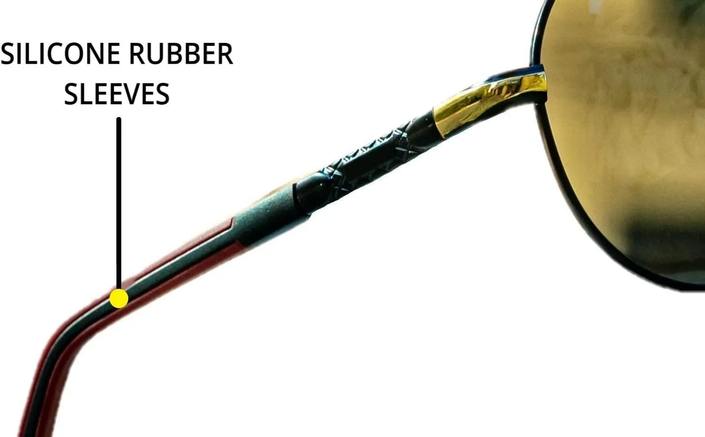 Olwen XXL Navigator Sunglasses For Large Heads (Polarized), Extra Large, Big and Tall, XL   Free Hard Case