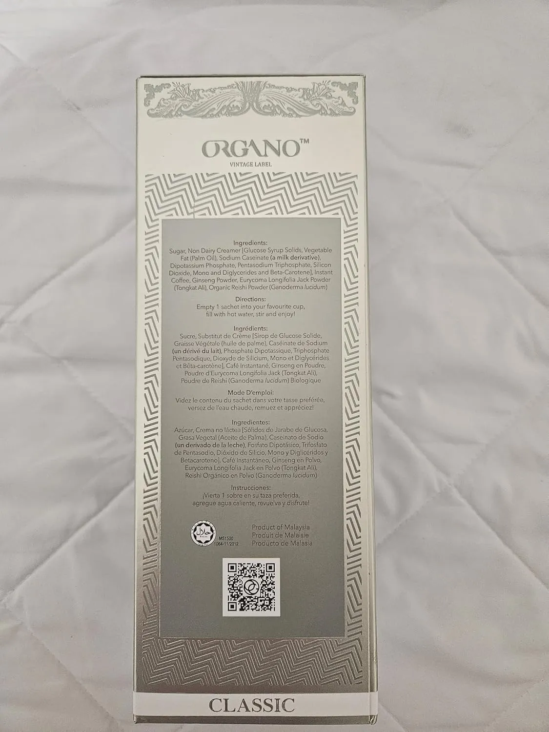 Organo Gold Cafe Supreme 100% Certified Ganoderma Extract Sealed