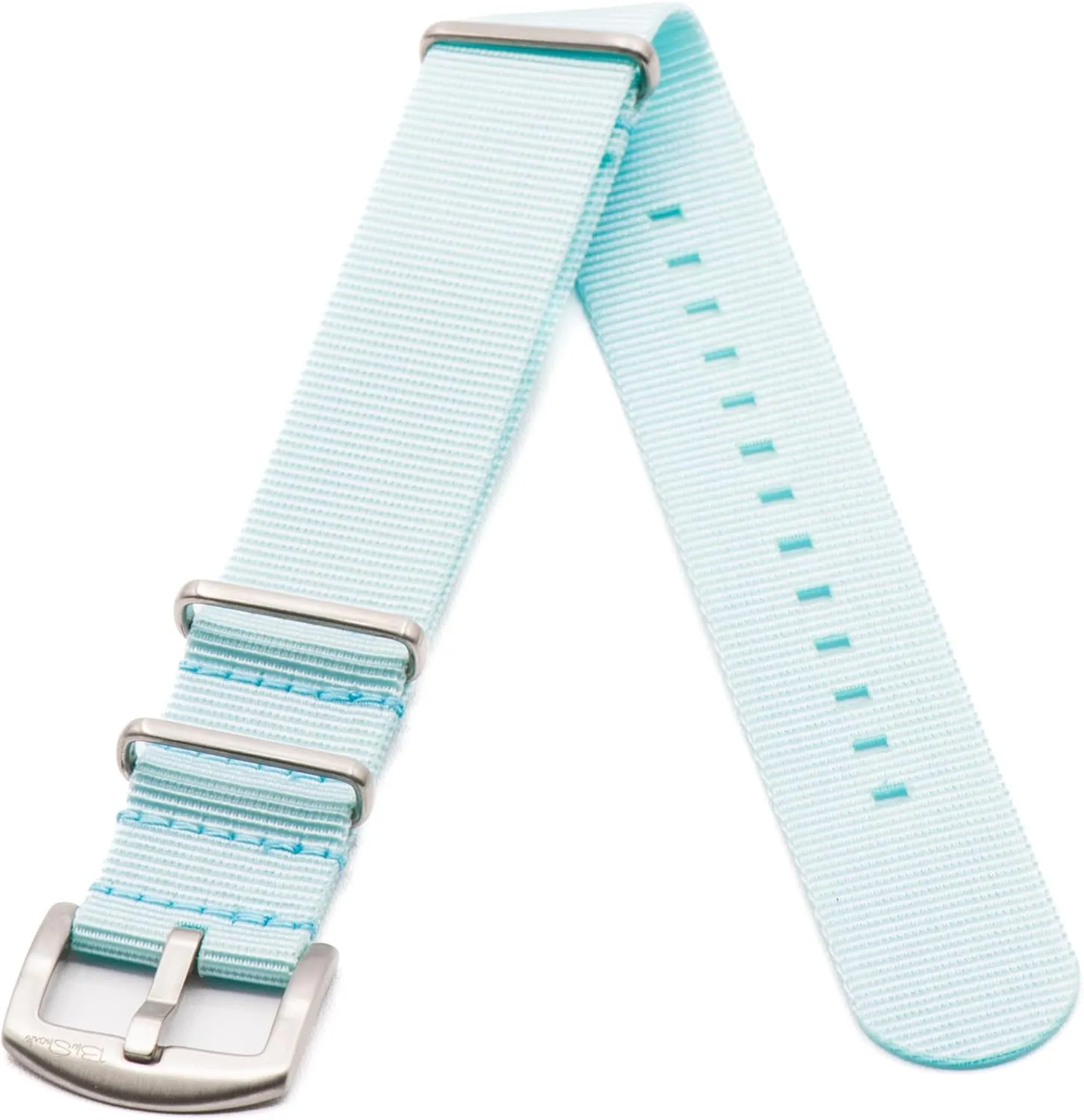 Original Collection Military-Style Waterproof Watch Strap, Fits All Timepiece Brands, Durable Nylon Wristwatch Accessories with Stainless Steel Buckle - 18mm, 20mm, 22mm or 24mm