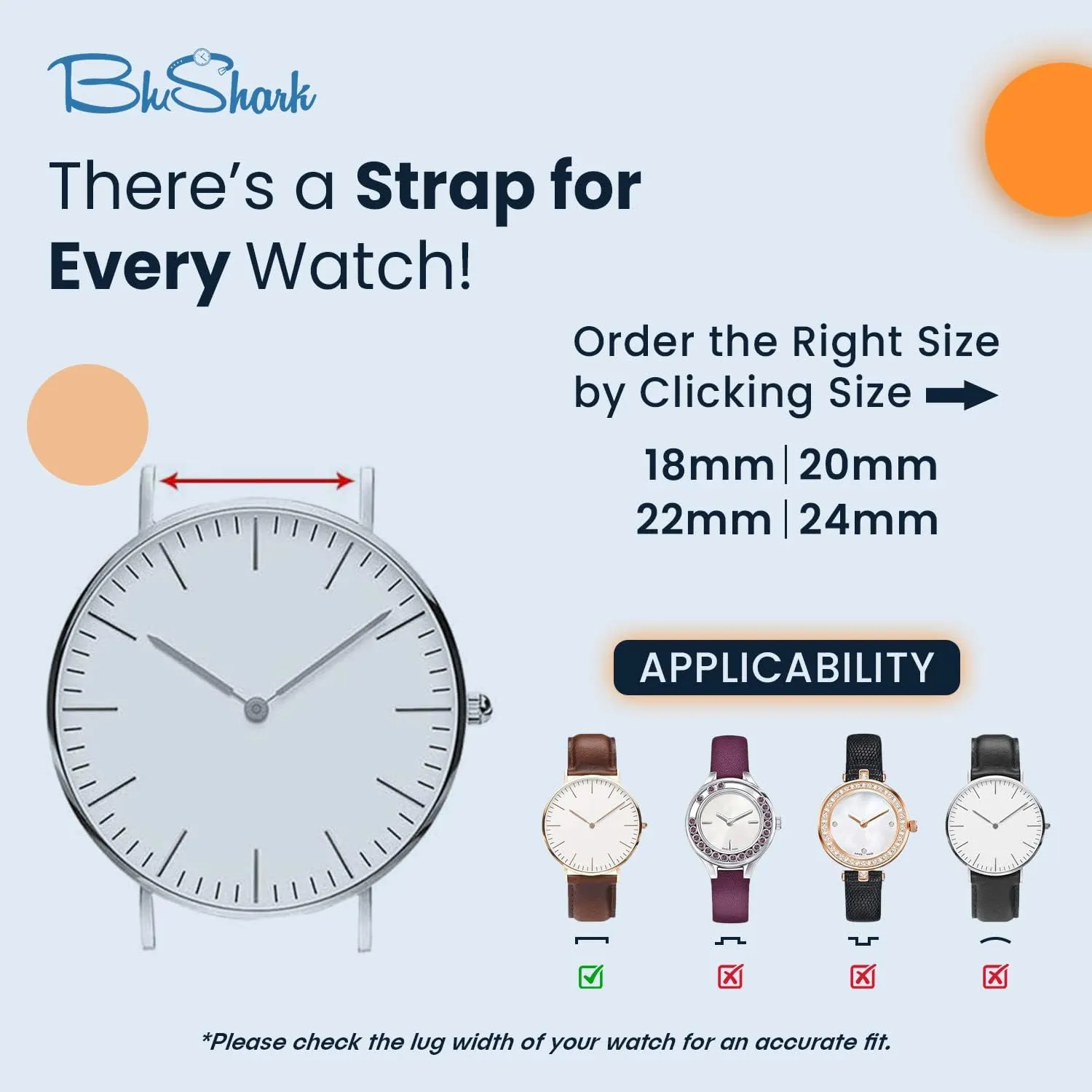 Original Collection Military-Style Waterproof Watch Strap, Fits All Timepiece Brands, Durable Nylon Wristwatch Accessories with Stainless Steel Buckle - 18mm, 20mm, 22mm or 24mm