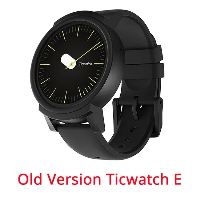 Original New Ticwatch E2 Smart Watch GPS Watch Strava Wear OS by Google 5ATM Waterproof 24hr Heart-rate Monitor Smartwatch Men