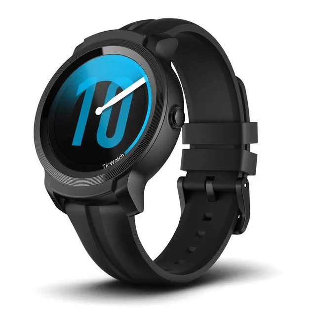 Original New Ticwatch E2 Smart Watch GPS Watch Strava Wear OS by Google 5ATM Waterproof 24hr Heart-rate Monitor Smartwatch Men