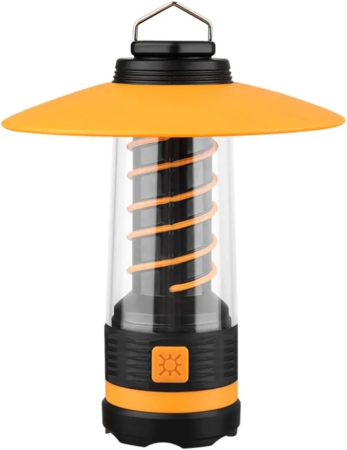 Outdoor Camping Light Outdoor Camping Long Beam Lighting High-Capacity Double Helix Atmosphere Illumination Flashlight