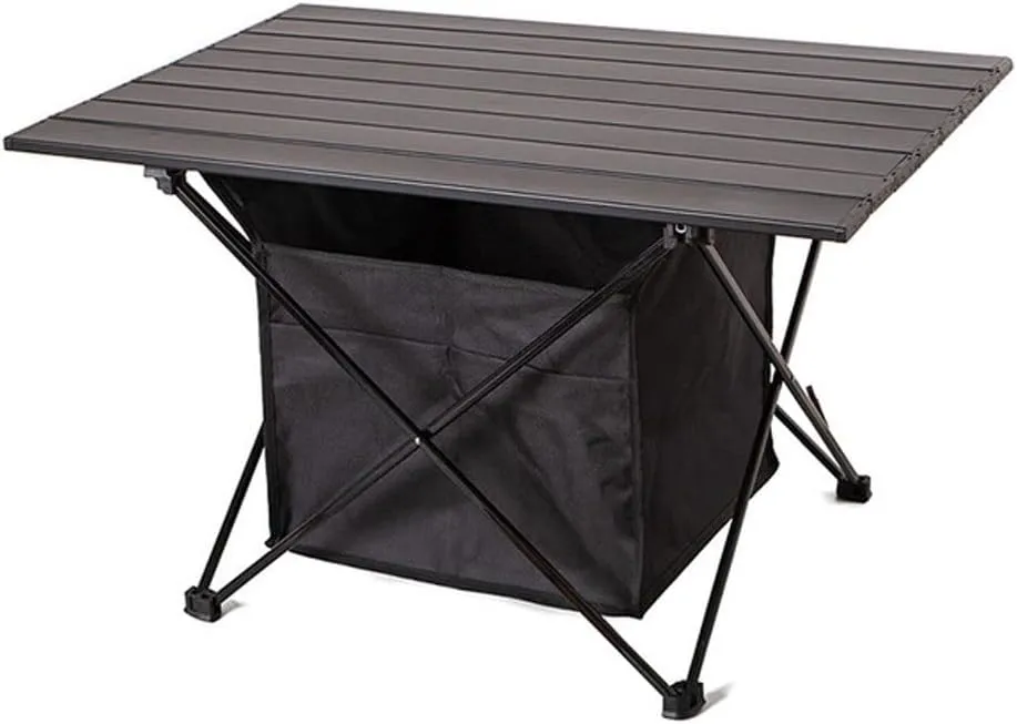 Outdoor Camping Table Portable Foldable Ultralight Aluminium Picnic Folding Tables Outdoors, Small