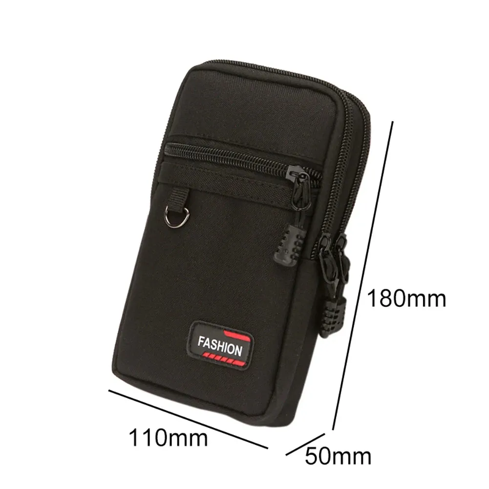 Outdoor Tactical Waist Bag - Small Phone Pocket Military Waist Pack with Molle Attachment