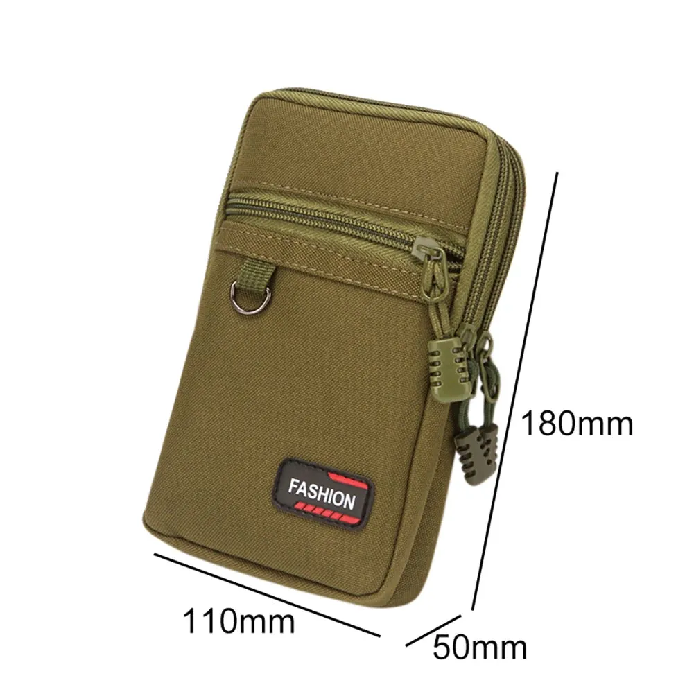 Outdoor Tactical Waist Bag - Small Phone Pocket Military Waist Pack with Molle Attachment