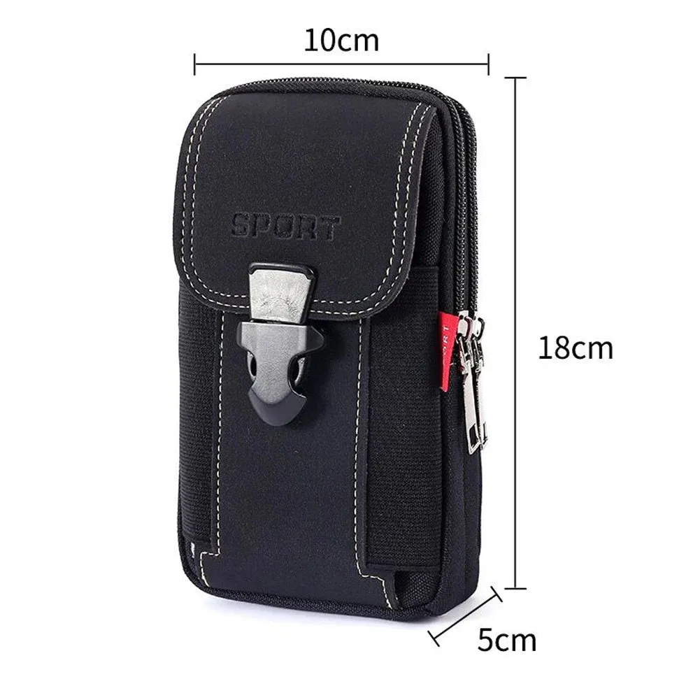 Outdoor Tactical Waist Bag - Small Phone Pocket Military Waist Pack with Molle Attachment