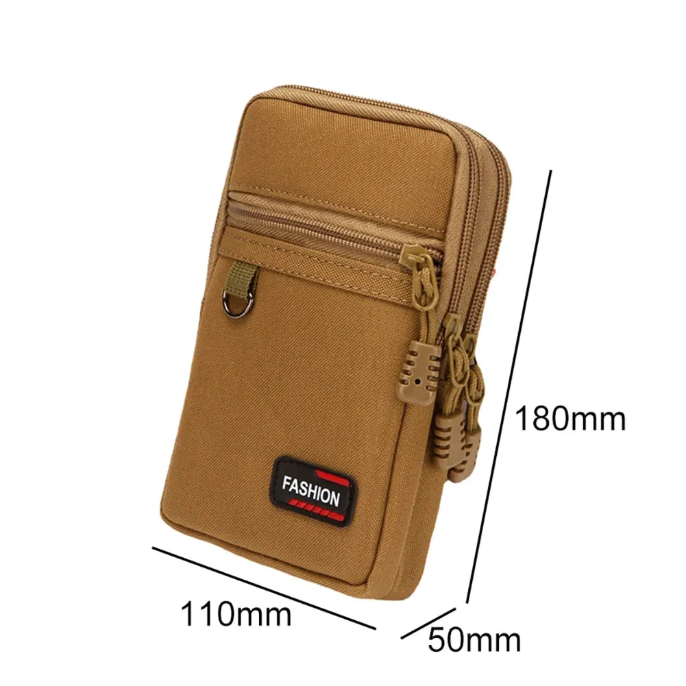 Outdoor Tactical Waist Bag - Small Phone Pocket Military Waist Pack with Molle Attachment