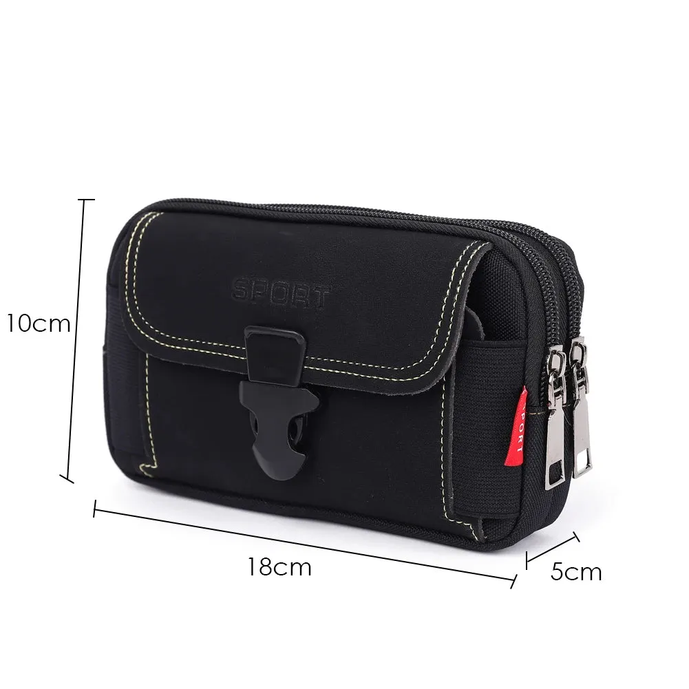 Outdoor Tactical Waist Bag - Small Phone Pocket Military Waist Pack with Molle Attachment