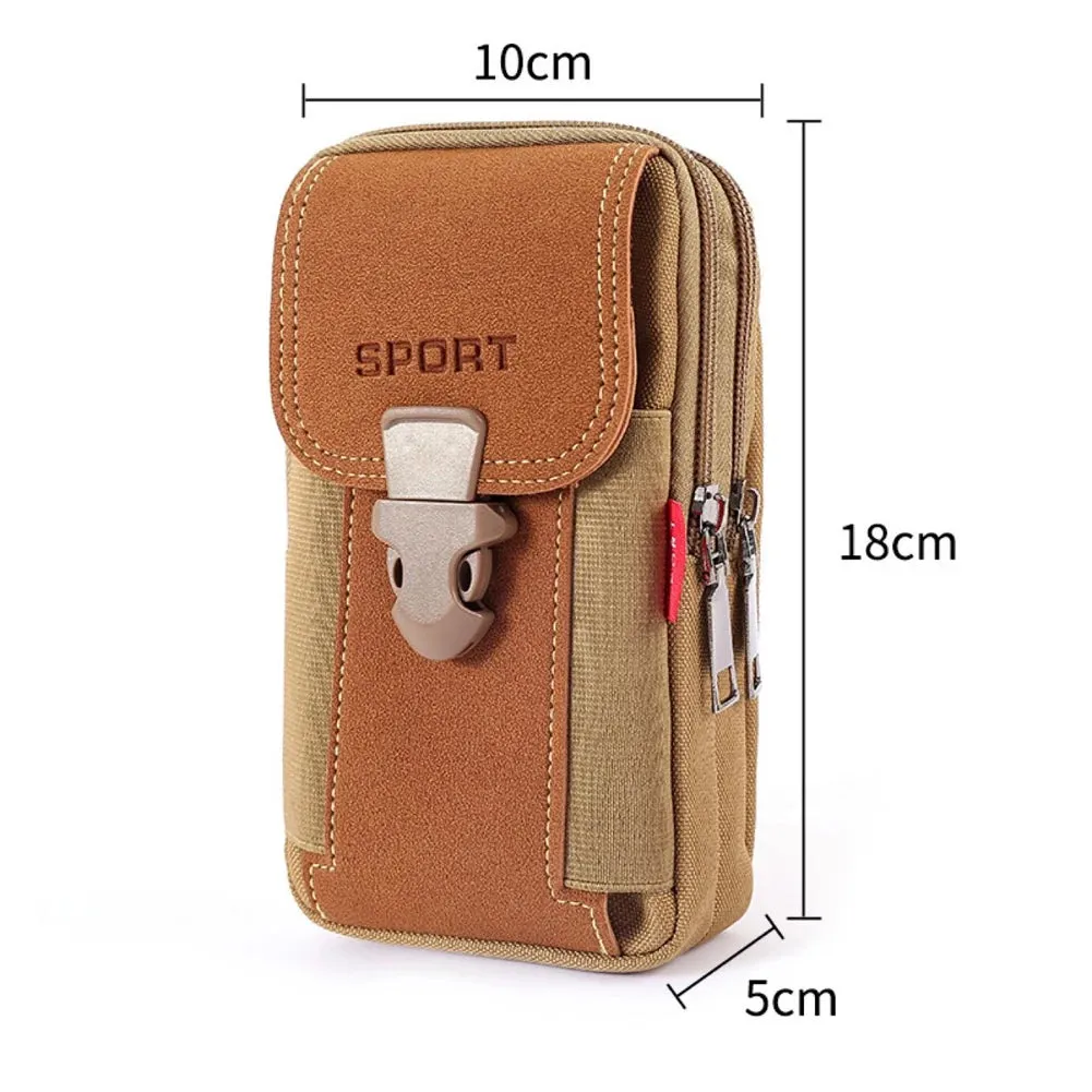 Outdoor Tactical Waist Bag - Small Phone Pocket Military Waist Pack with Molle Attachment