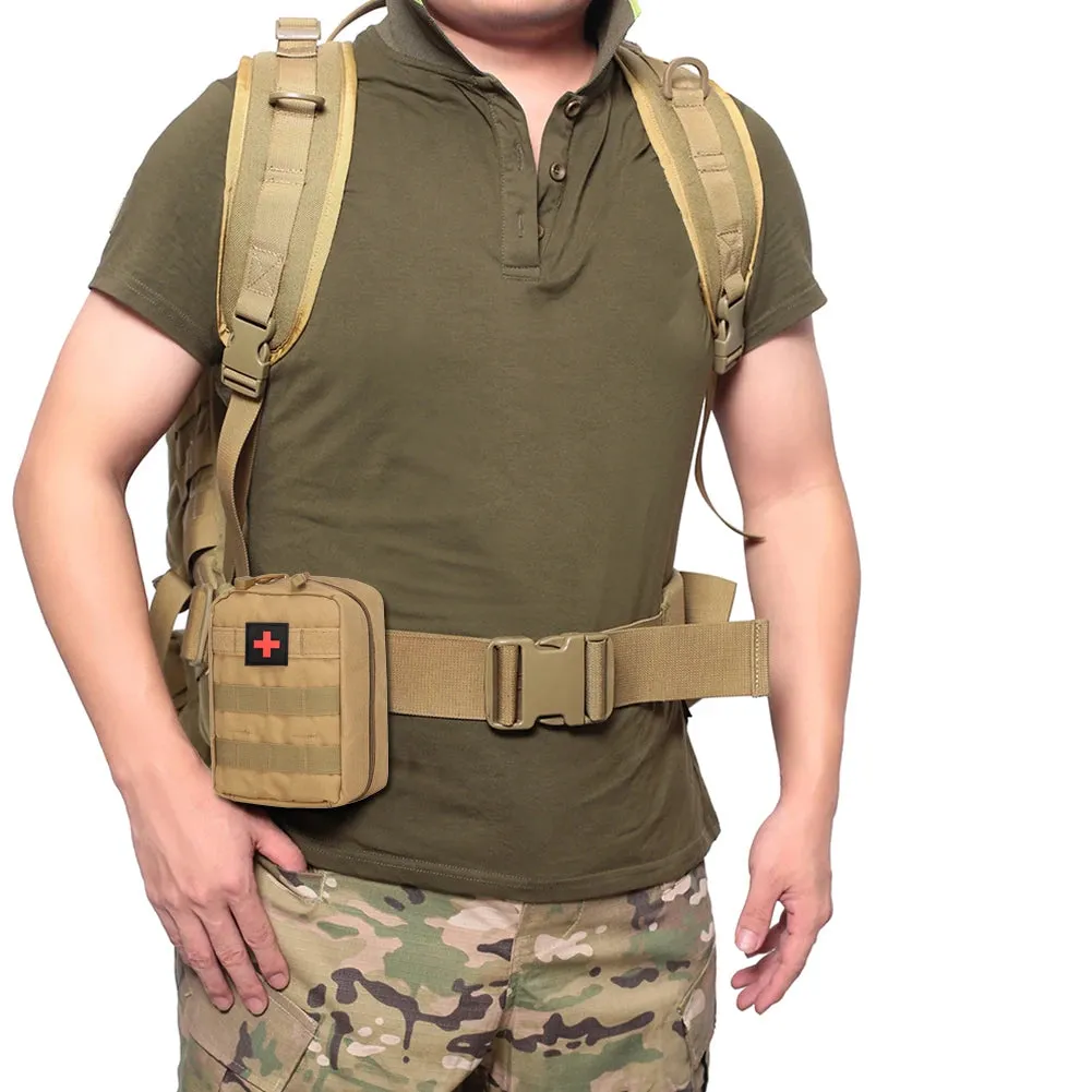 Outdoor Tactical Waist Bag - Small Phone Pocket Military Waist Pack with Molle Attachment
