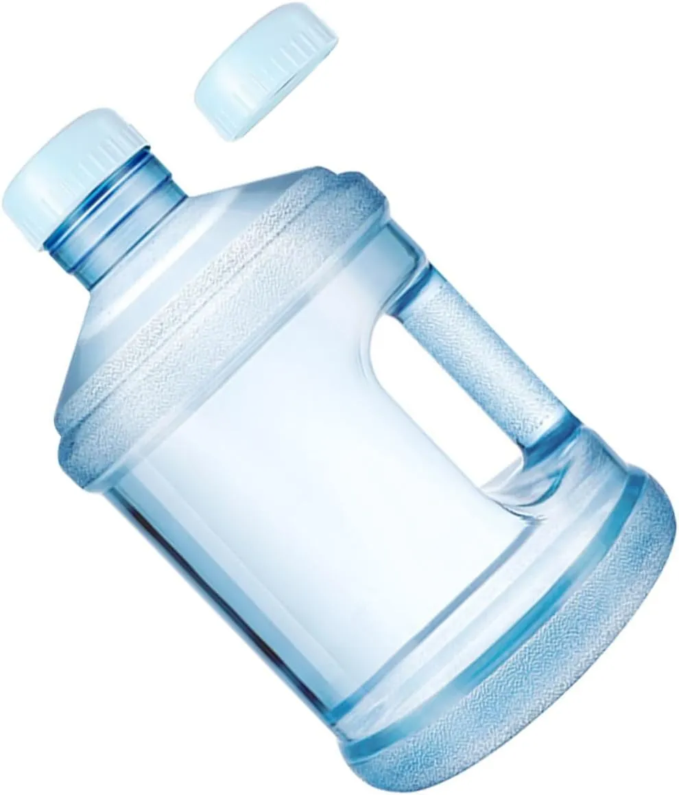 Outdoor Water Bottle Portable Water Bucket Thick Jug for Car Driving Random Color