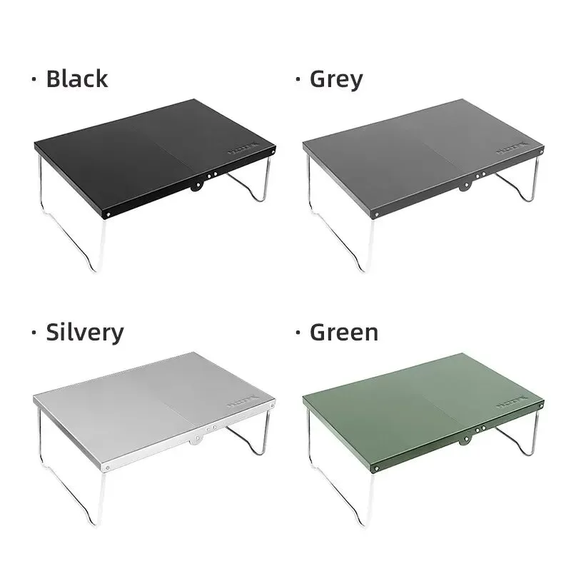 PACOONE Portable Folding Camping Table Ultralight Aluminum for Outdoor Use