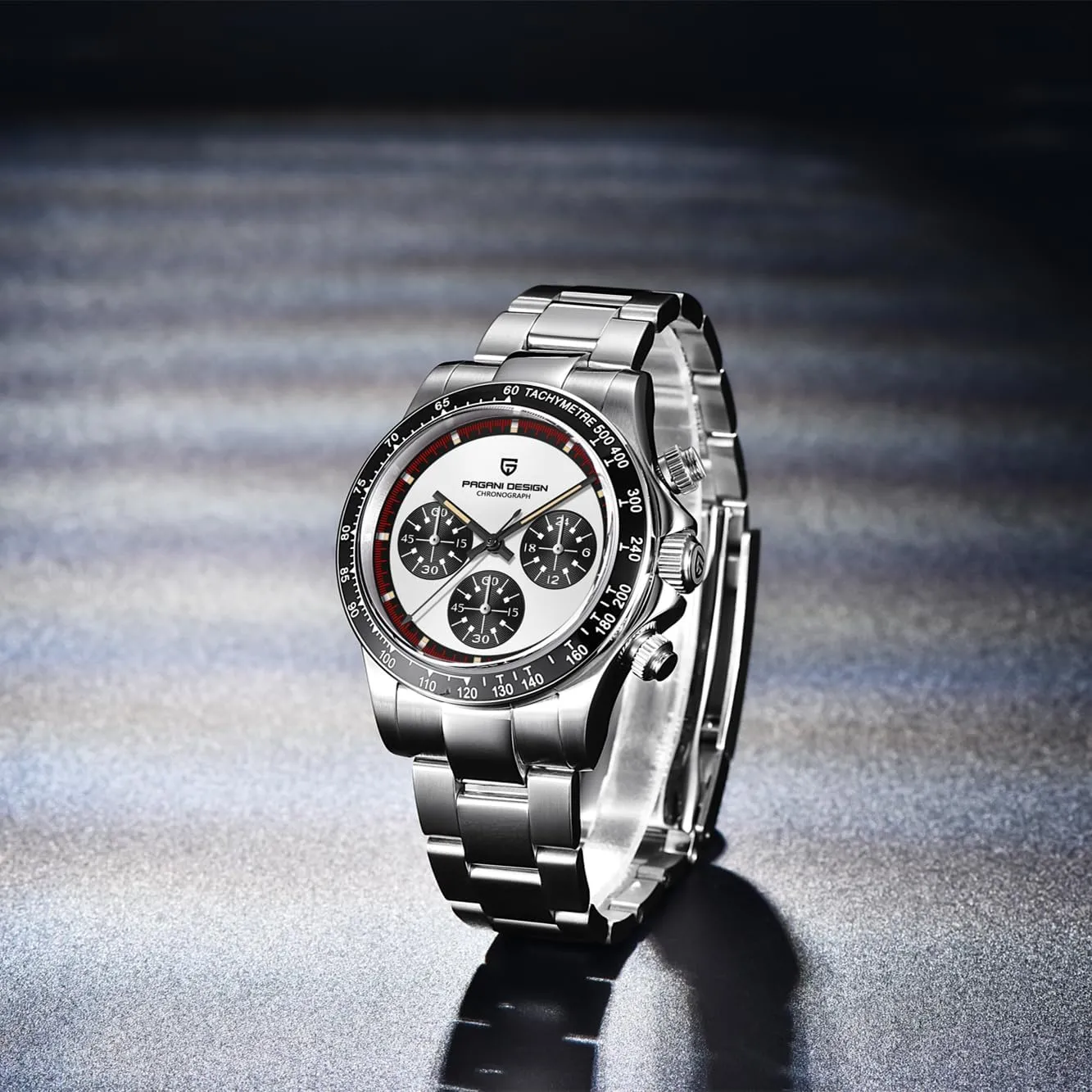 Pagani Design Men's Watches Sapphire Stainless Steel 100M Waterproof Luxury 40mm Sports Quartz Chronograph Wrist Watches