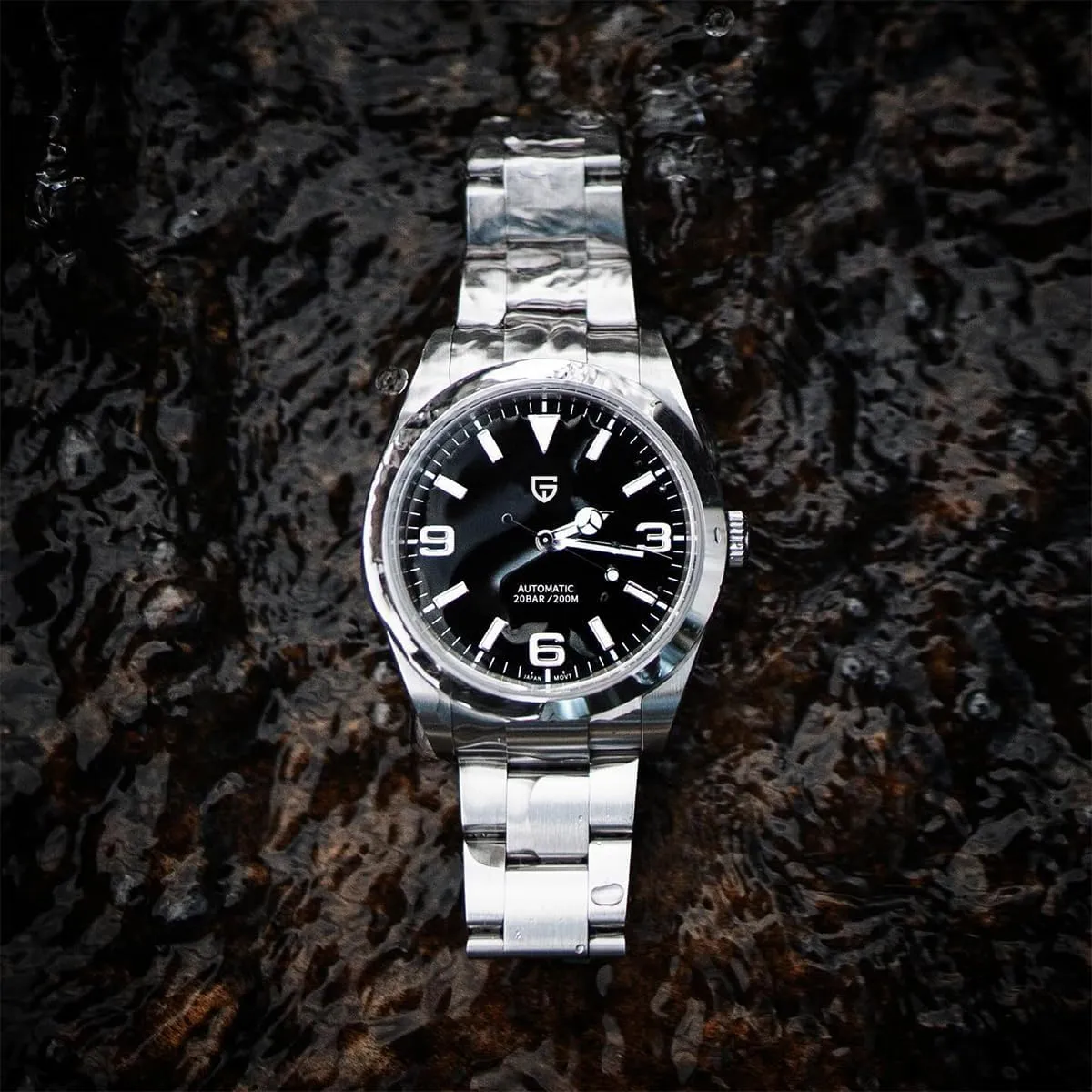 Pagani Design Watches for Men Automatic Diver Watch Sapphire Glass Stainless Steel 40MM Waterproof Wrist Watch
