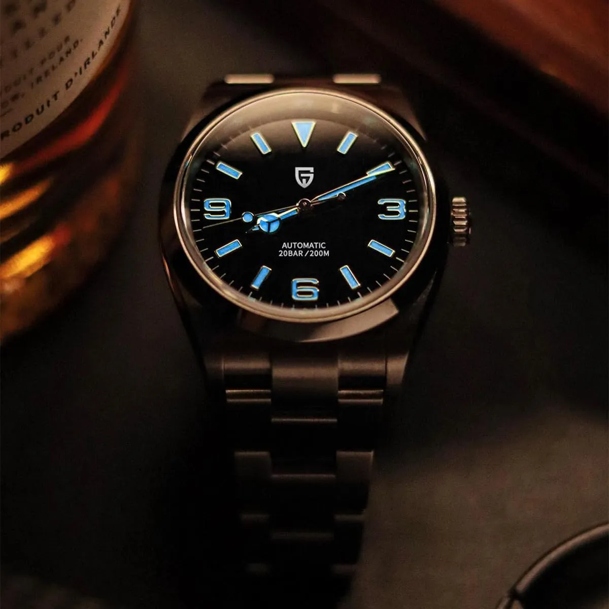 Pagani Design Watches for Men Automatic Diver Watch Sapphire Glass Stainless Steel 40MM Waterproof Wrist Watch