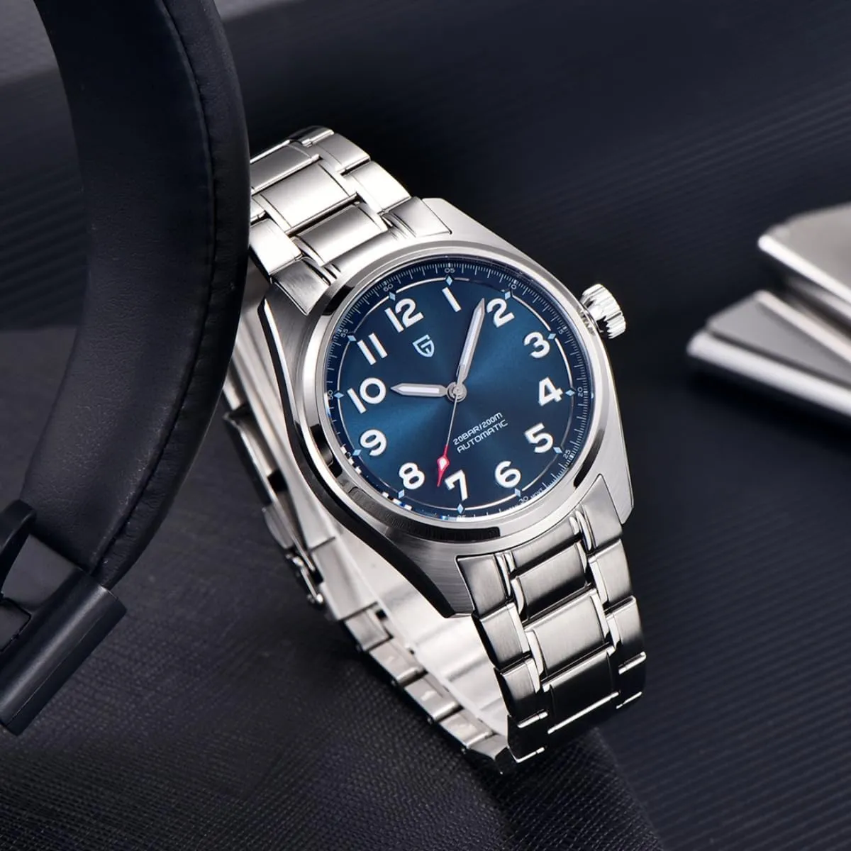 Pagani Design Watches Men Japanese NH35 Movement Automatic Dive Mechanical Sport Waterproof Sapphire Glass Stainless Steel Wrist Watch