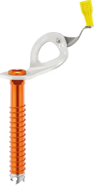 PETZL, Laser Speed Light, Ultralight Ice Screw with Integrated Handle