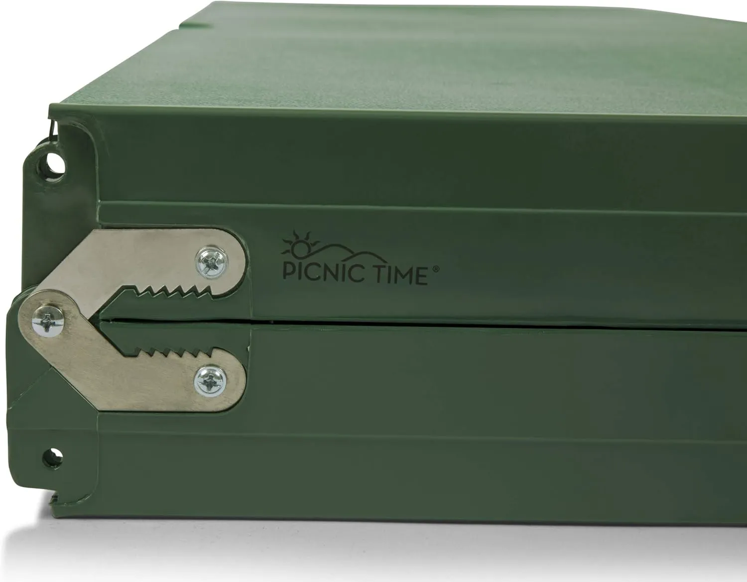 PICNIC TIME Folding Picnic Table, Camping Table, Outdoor Table with Umbrella Hole