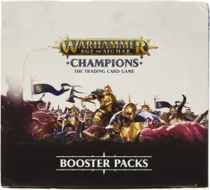 PLFW82501 Booster Display Warhammer Age of Sigmar Champions Collectible Card Game