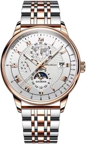 Poedagar Men Watch Fashion Sport Men's Wristwatch Waterproof Luminous Leather Date Quartz Watches Man Clock