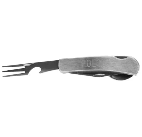 Poler Portable Utensils/Portable Utensil Set 3-in-1 Hobo Set Folding Spoon, and Fork