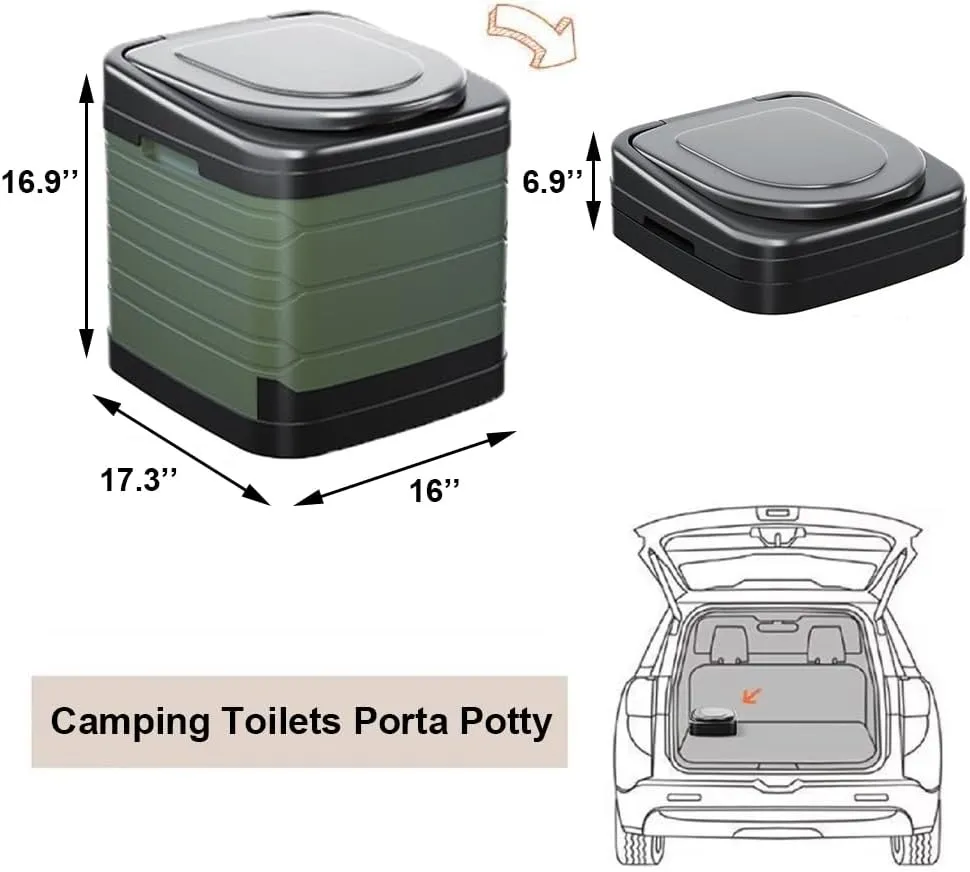 Portable Camping Toilets Porta Potty (Large)
