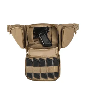 Portable Concealed Carry Waist Bag for Pistols, Tactical Military Design