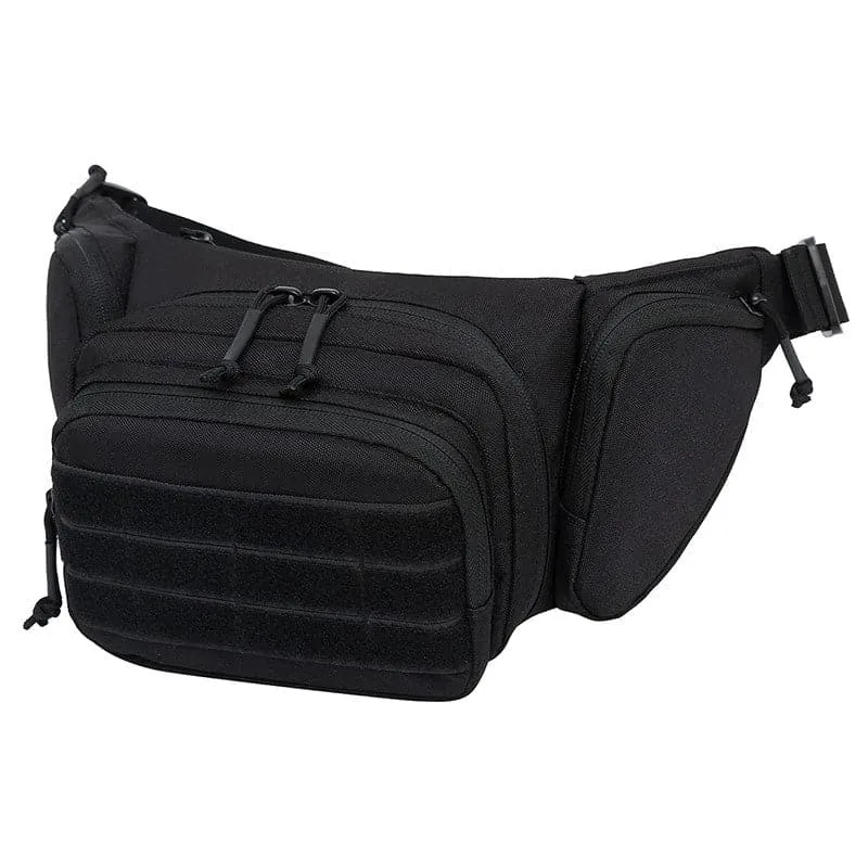 Portable Concealed Carry Waist Bag for Pistols, Tactical Military Design