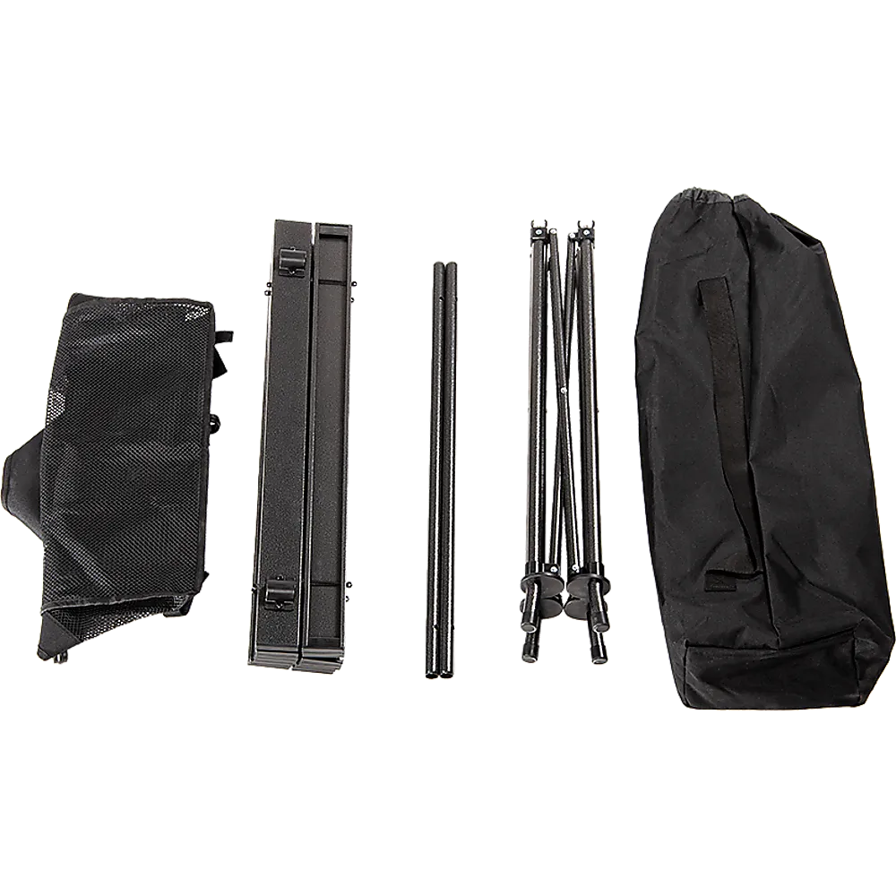 Portable Folding Camping Table with Storage Net and Carrying Bag