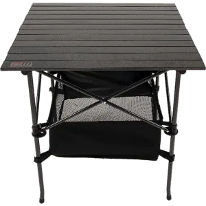 Portable Folding Camping Table with Storage Net and Carrying Bag