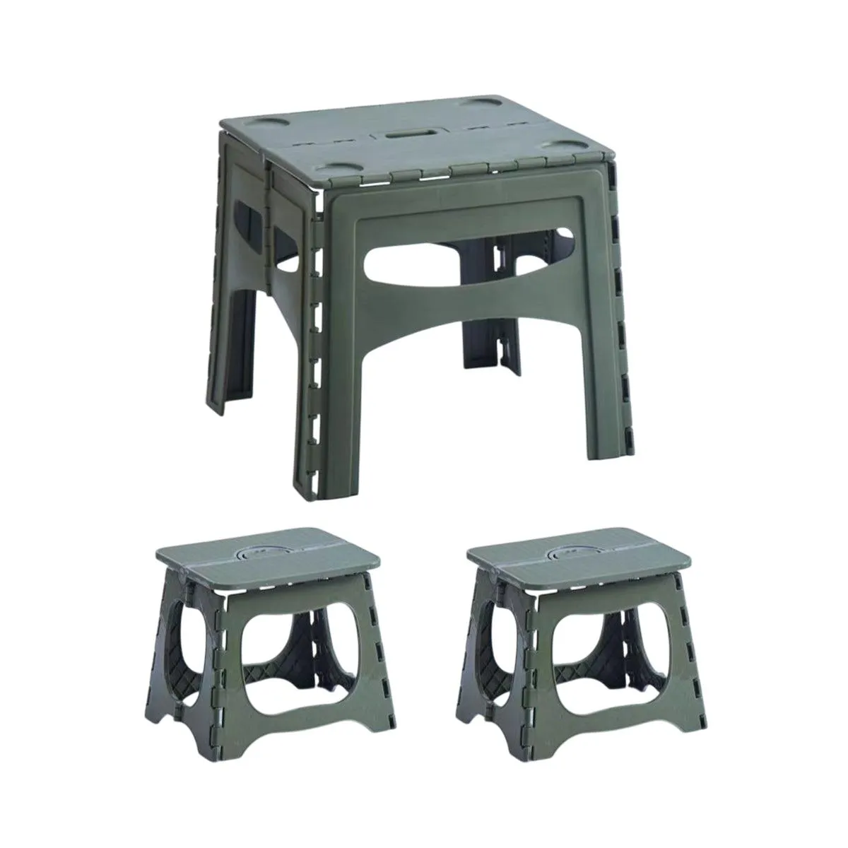 Portable Outdoor Foldable Table and Chairs Set for Camping Picnic Beach Travel