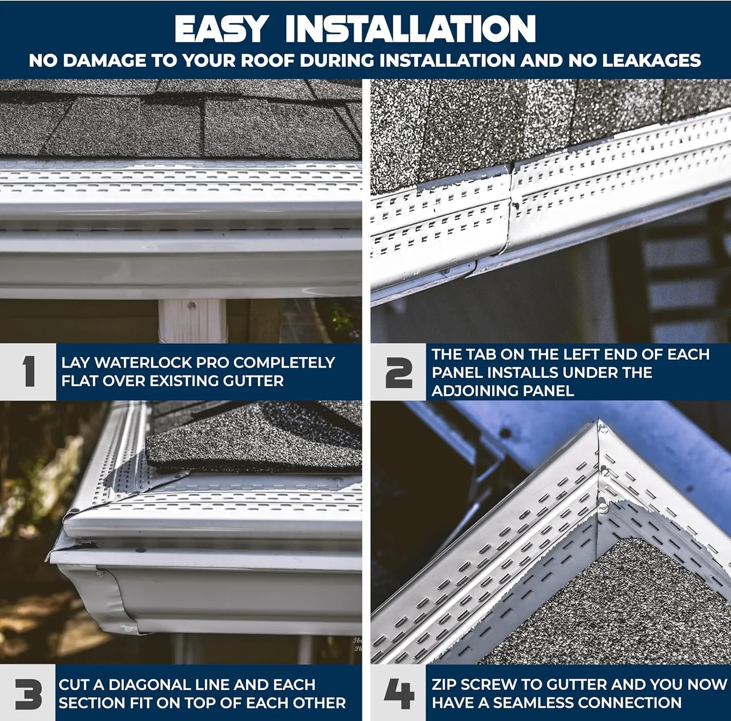 Pro Gutter Guards Leaf Protection 35 Feet Pack Musket Brown, A Contractor-Grade Gutter Guard from Manufacturer, Domestic Aluminum Gutter Covers 5 and 6 Inch Gutters