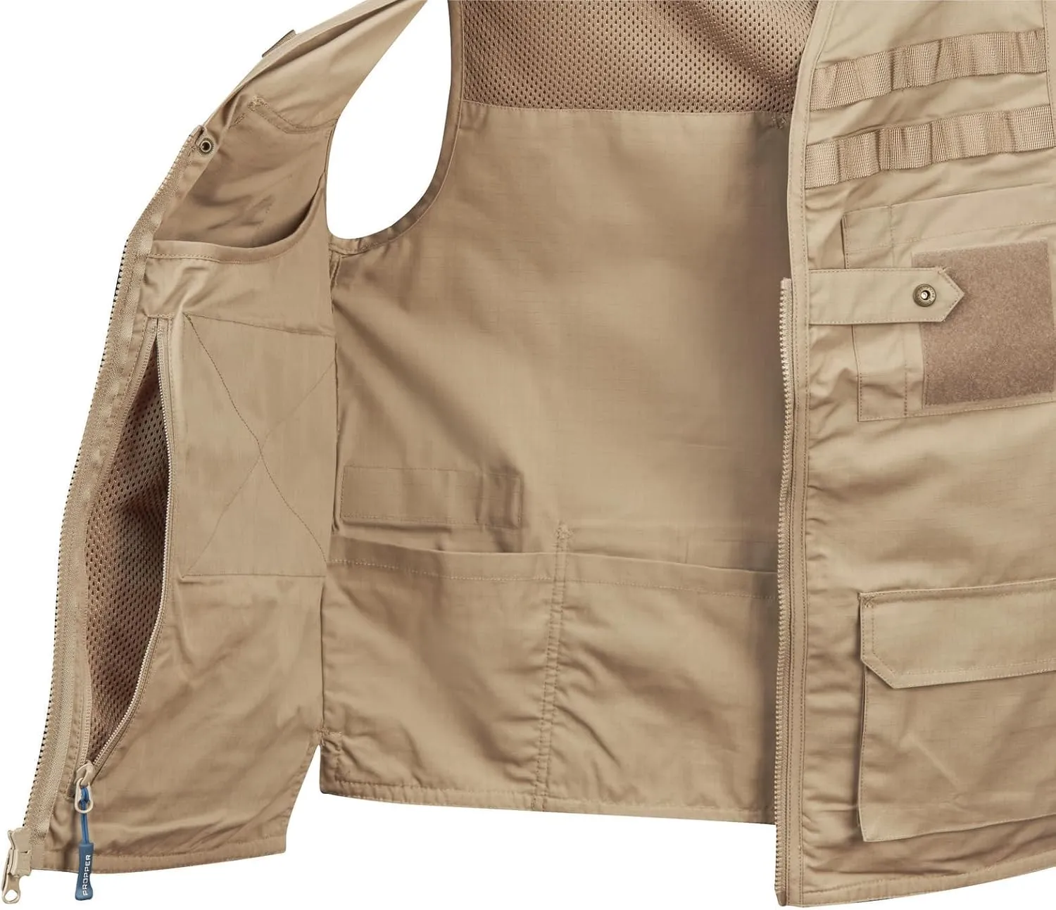 Propper Men's Lightweight Tactical Vest, Khaki, Small