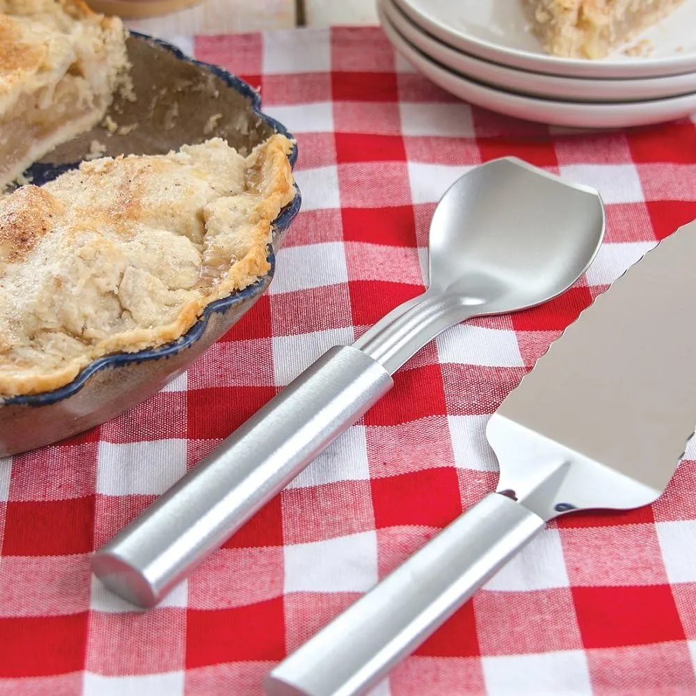 Rada Cutlery Ice Cream Scoop, Made in USA, Silver Handle