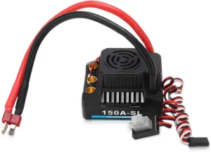 RC Brushless ESC, 150A Waterproof Dustproof Multiple Protection RC brushless Motor, Aluminum Alloy Brushless Motor and ESC Controller for 1/8 RC Car