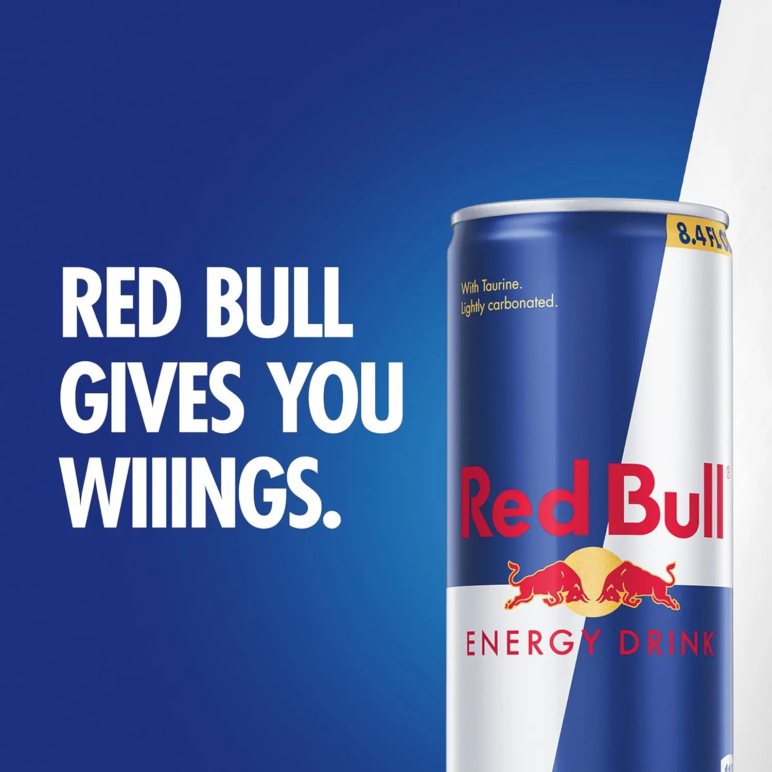 Red Bull Energy Drink with 80mg Caffeine plus Taurine & B Vitamins, 8.4 Fl Oz, 6 Packs of 4 Cans (Pack of 24)