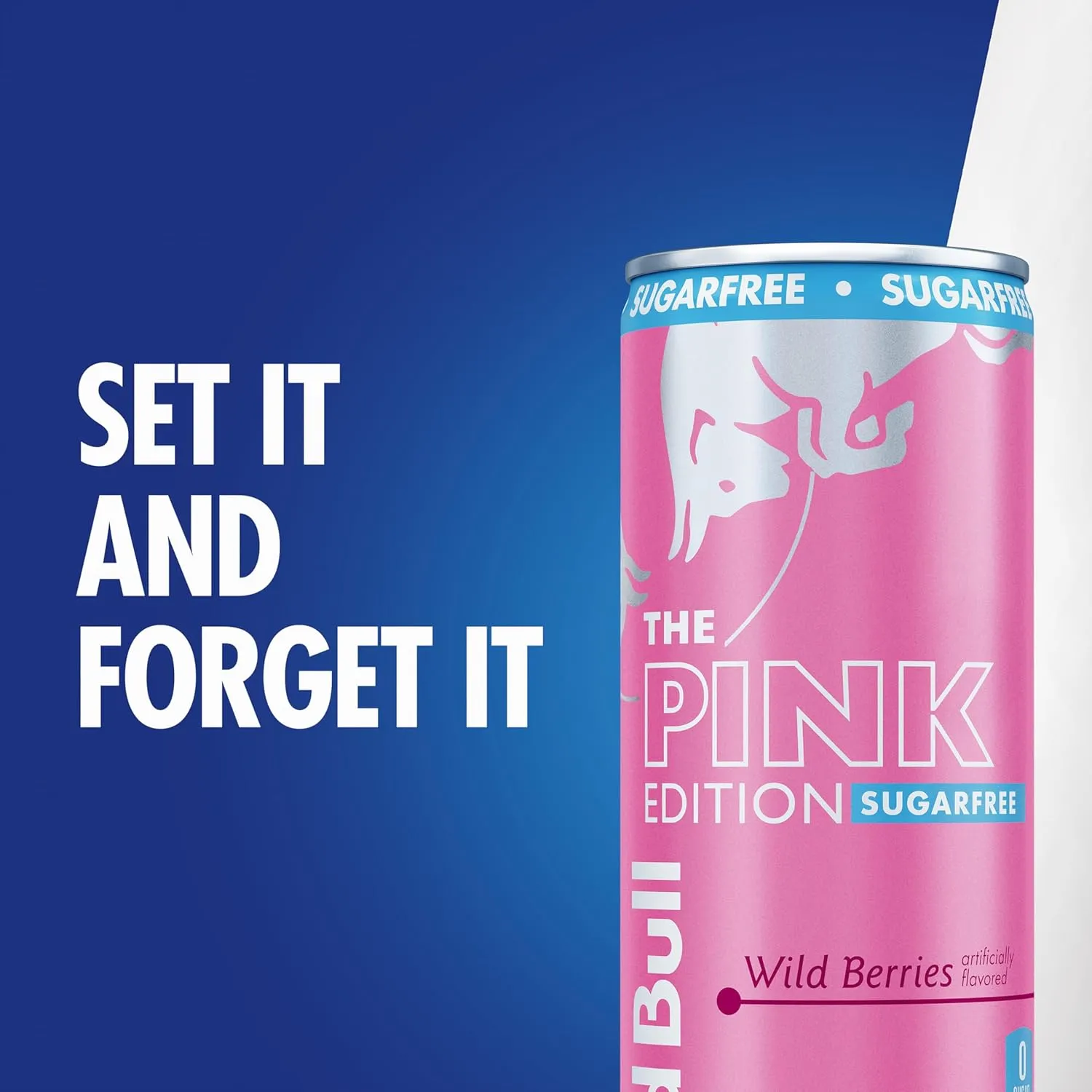 Red Bull Pink Edition Sugar Free Energy Drink, Wild Berries, 8.4 fl. oz., 6 x 4 Cans, Pack of 24 Cans, with 80mg Caffeine, Taurine & B Vitamins