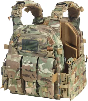 Redemption Tactical Archangel 2.0 Tactical Vest with Zippered Flatpack and Side Cummerbund Pockets
