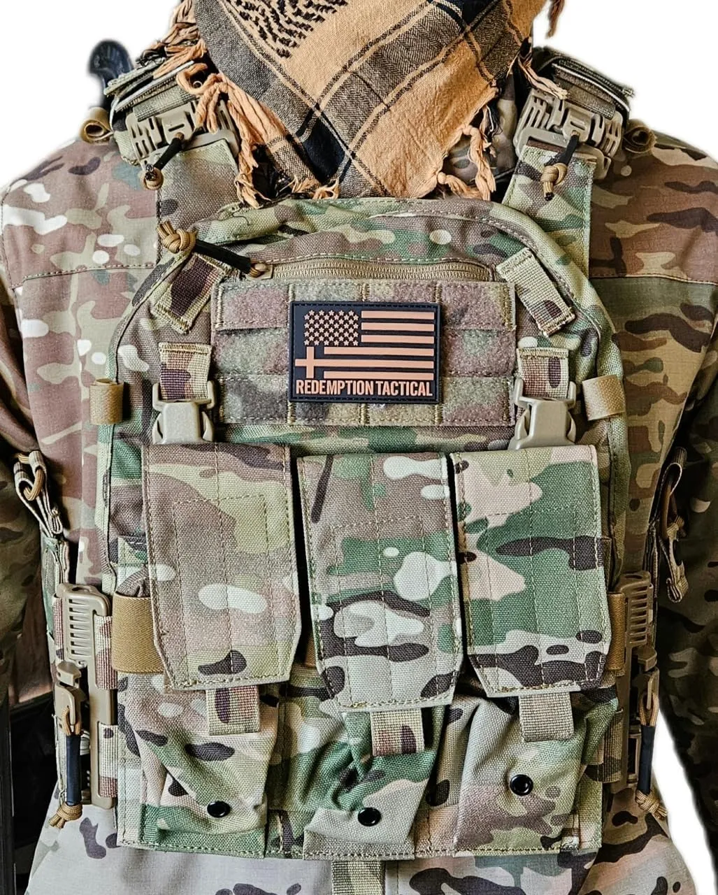 Redemption Tactical Archangel 2.0 Tactical Vest with Zippered Flatpack and Side Cummerbund Pockets