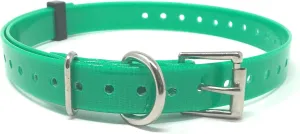 Replacement Strap for SportDOG Collars - 3/4" Wide Ultra-Durable Dog E-Collar Replacement for Training, Bark, Shock, Electric, and GPS Collars - 28" Adjustable Length SportDOG (Neon Green-FBA)