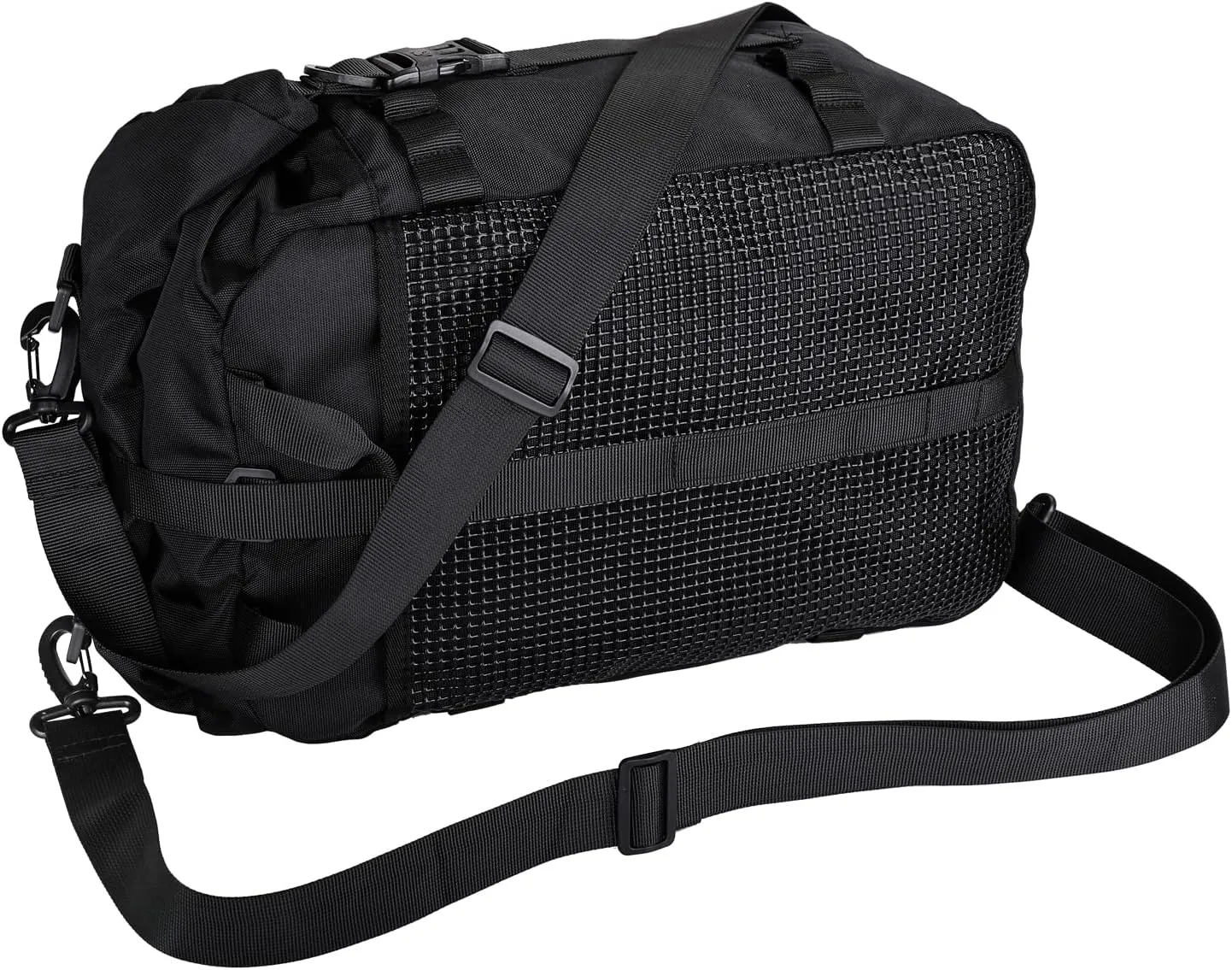 Rhinowalk Motor Pannier Bag 10/20/30L Multifunctional Waterproof Rear Rack Trunk Motorcycle Seat Bag (Black-30L)
