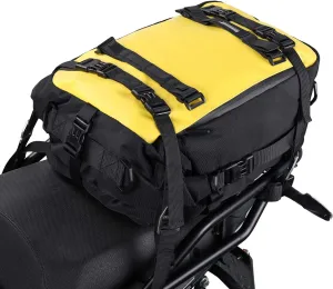 Rhinowalk Motor Pannier Bag 10/20/30L Multifunctional Waterproof Rear Rack Trunk Motorcycle Seat Bag (Yellow-20L)