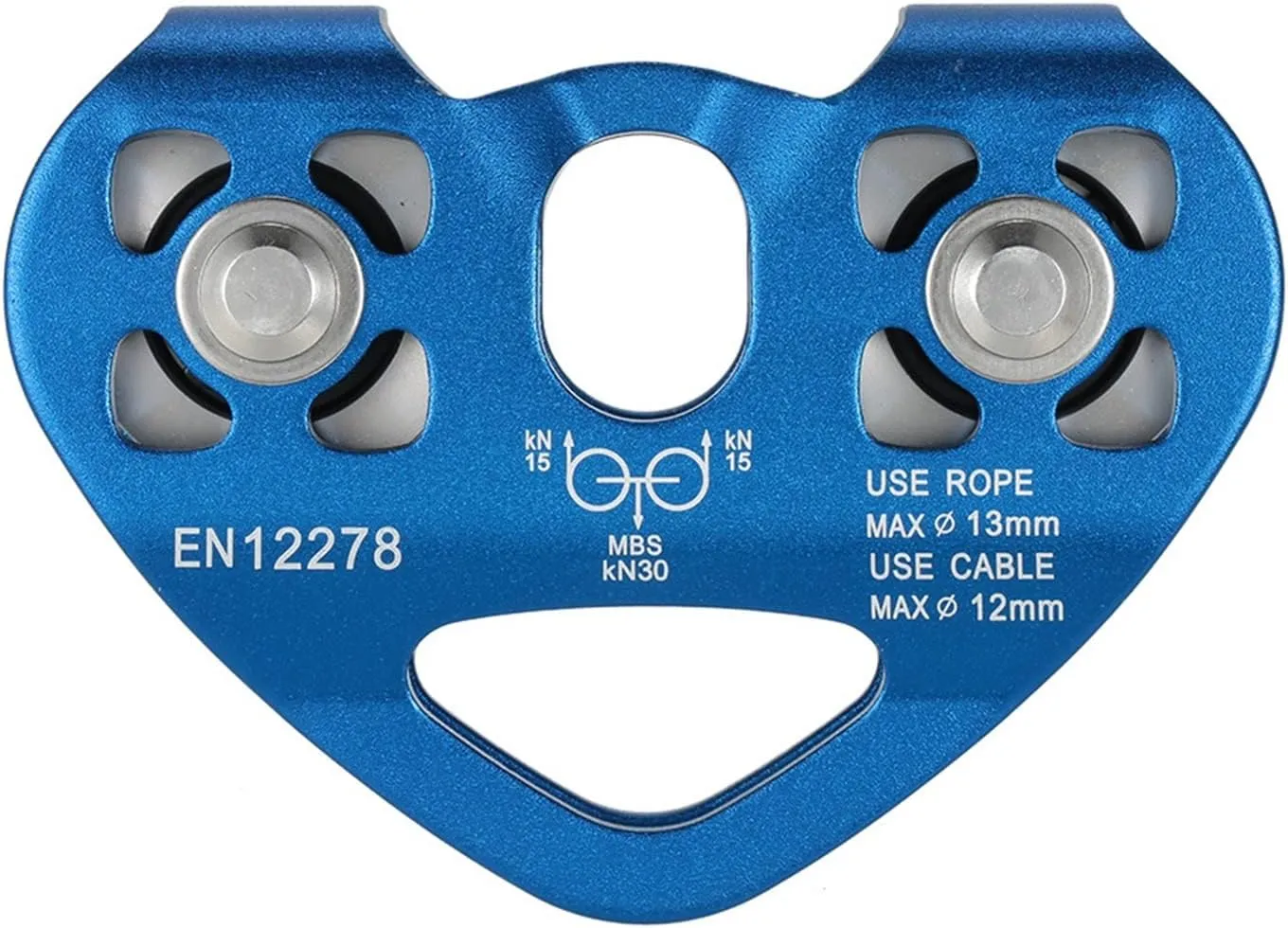 Rigging Sheaves Trolley Pulley with Ball Bearing Outdoor Rock Ice Climbing Accessories Caving Rescue Aluminum Alloy Pulley