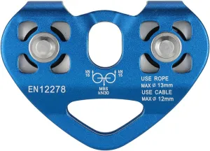 Rigging Sheaves Trolley Pulley with Ball Bearing Outdoor Rock Ice Climbing Accessories Caving Rescue Aluminum Alloy Pulley