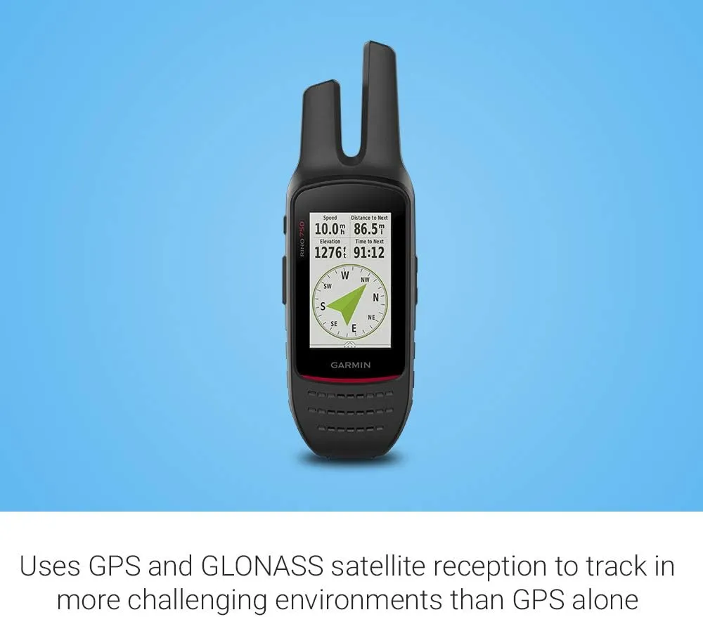 Rino 750 Rugged Handheld 2-Way Radio/GPS Navigator with Touchscreen