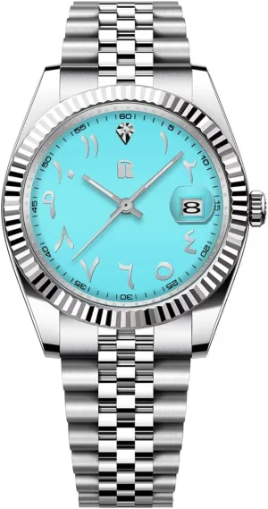 Rollstimi RT128 Men Automatic Mechanical Wrist Watches Stainless Steel Bracelet Fashion Watches for Men 50M Waterproof Watch
