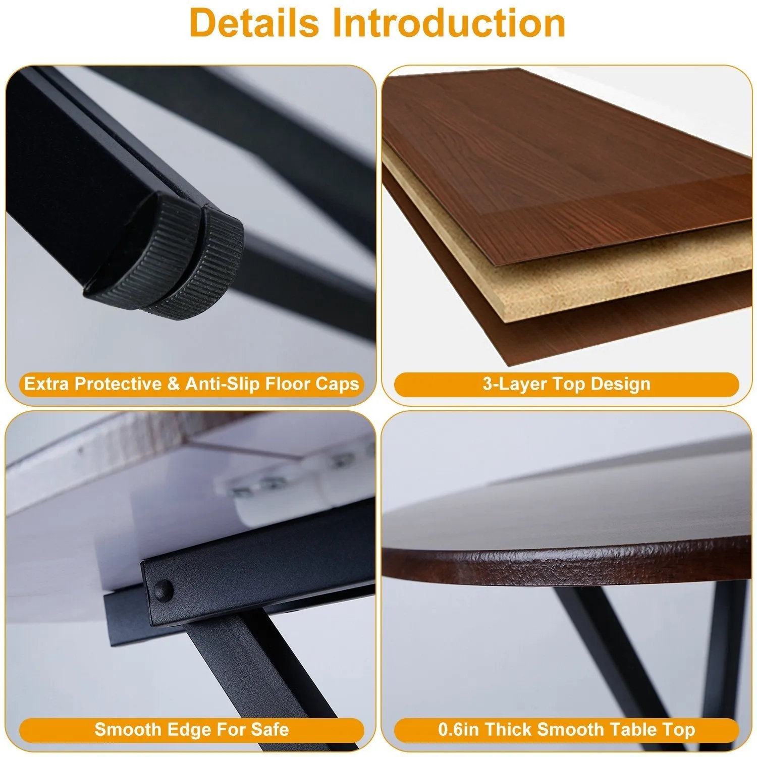 Round High Top Folding Table